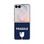 クリアケース［ FRAGILE - Navy ］