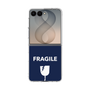 クリアケース［ FRAGILE - Navy ］
