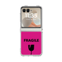 クリアケース［ FRAGILE - Pink ］