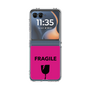 クリアケース［ FRAGILE - Pink ］