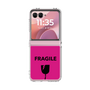 クリアケース［ FRAGILE - Pink ］
