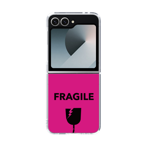 クリアケース［ FRAGILE - Pink ］