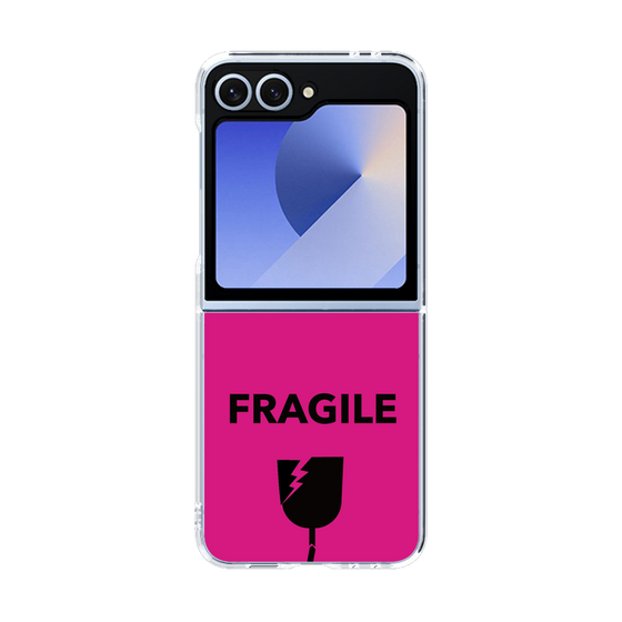 クリアケース［ FRAGILE - Pink ］