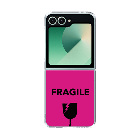 クリアケース［ FRAGILE - Pink ］