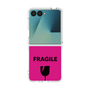 クリアケース［ FRAGILE - Pink ］