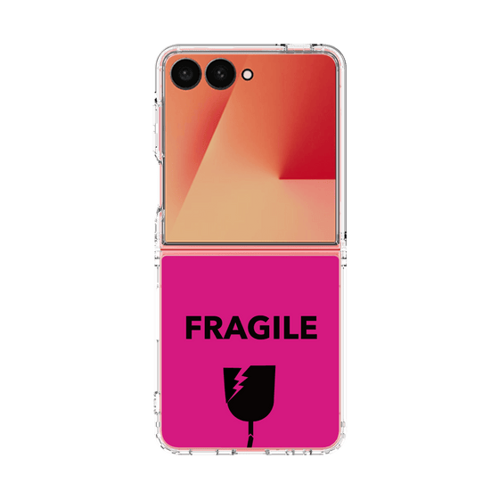 クリアケース［ FRAGILE - Pink ］