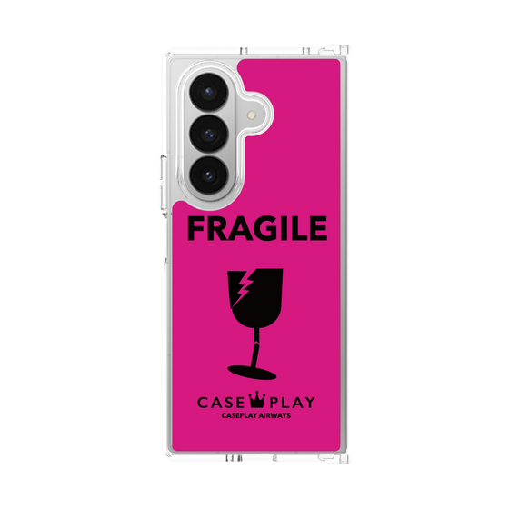 クリアケース［ FRAGILE - Pink ］