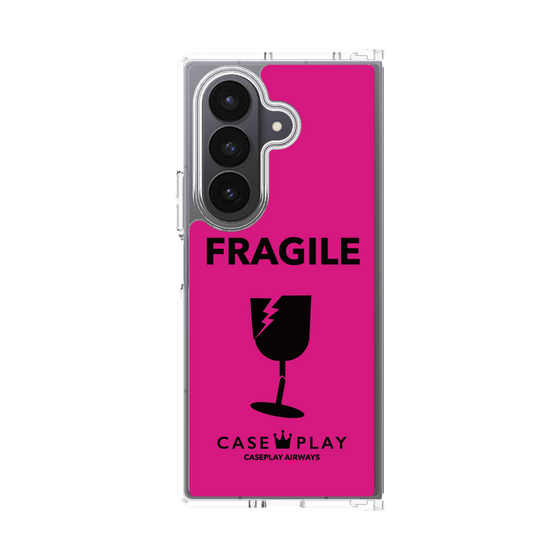 クリアケース［ FRAGILE - Pink ］