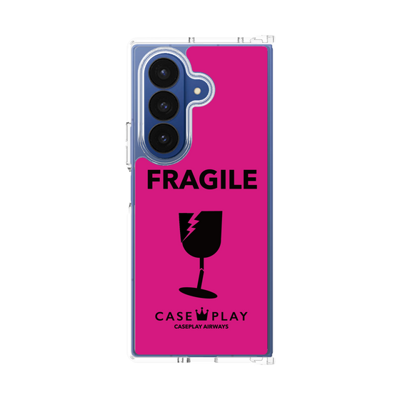 クリアケース［ FRAGILE - Pink ］