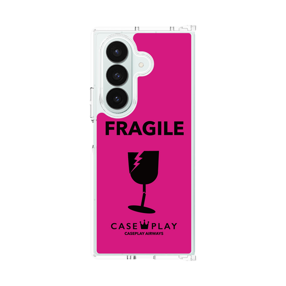 クリアケース［ FRAGILE - Pink ］