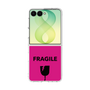 クリアケース［ FRAGILE - Pink ］