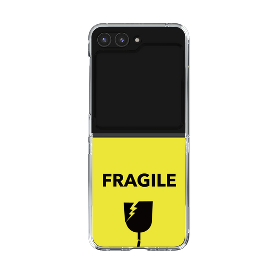 クリアケース［ FRAGILE - Yellow ］