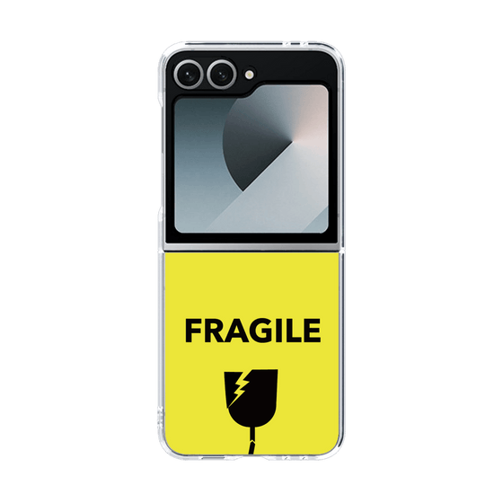 クリアケース［ FRAGILE - Yellow ］