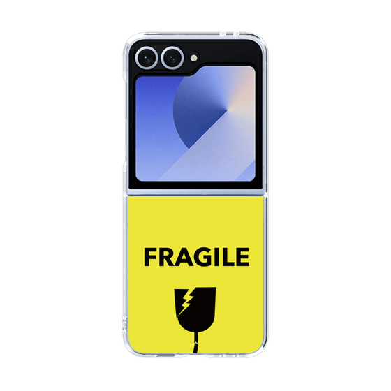 クリアケース［ FRAGILE - Yellow ］