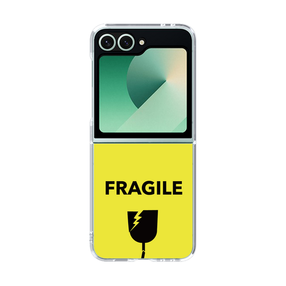 クリアケース［ FRAGILE - Yellow ］