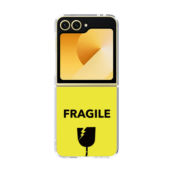 クリアケース［ FRAGILE - Yellow ］