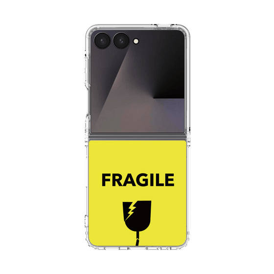 クリアケース［ FRAGILE - Yellow ］