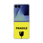 クリアケース［ FRAGILE - Yellow ］