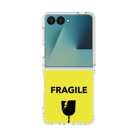 クリアケース［ FRAGILE - Yellow ］