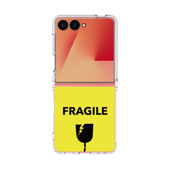 クリアケース［ FRAGILE - Yellow ］