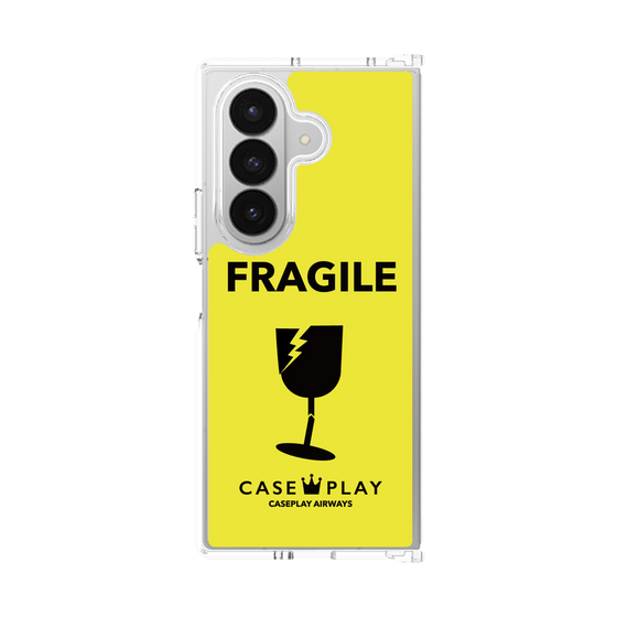 クリアケース［ FRAGILE - Yellow ］