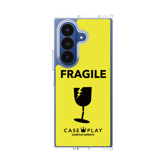 クリアケース［ FRAGILE - Yellow ］