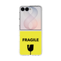 クリアケース［ FRAGILE - Yellow ］