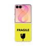 クリアケース［ FRAGILE - Yellow ］