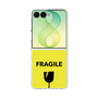 クリアケース［ FRAGILE - Yellow ］