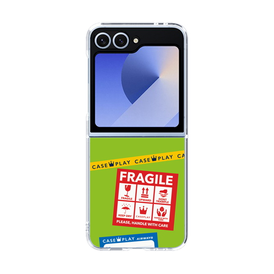 クリアケース［ FRAGILE Stickers - Green ］