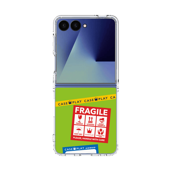 クリアケース［ FRAGILE Stickers - Green ］