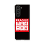 クリアケース［ FRAGILE Sticker - Black ］