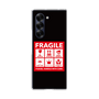 クリアケース［ FRAGILE Sticker - Black ］