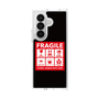 クリアケース［ FRAGILE Sticker - Black ］