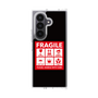 クリアケース［ FRAGILE Sticker - Black ］