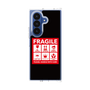 クリアケース［ FRAGILE Sticker - Black ］