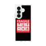 クリアケース［ FRAGILE Sticker - Black ］