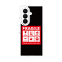 クリアケース［ FRAGILE Sticker - Black ］