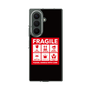 クリアケース［ FRAGILE Sticker - Black ］