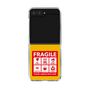 クリアケース［ FRAGILE Sticker - Yellow ］