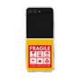 クリアケース［ FRAGILE Sticker - Yellow ］