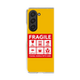 クリアケース［ FRAGILE Sticker - Yellow ］