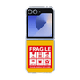 クリアケース［ FRAGILE Sticker - Yellow ］