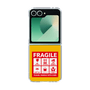 クリアケース［ FRAGILE Sticker - Yellow ］