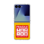 クリアケース［ FRAGILE Sticker - Yellow ］