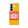 クリアケース［ FRAGILE Sticker - Yellow ］