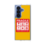 クリアケース［ FRAGILE Sticker - Yellow ］