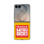 クリアケース［ FRAGILE Sticker - Yellow ］
