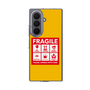 クリアケース［ FRAGILE Sticker - Yellow ］