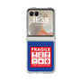 クリアケース［ FRAGILE Sticker - Blue ］